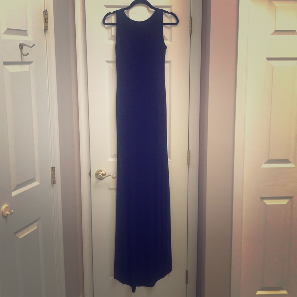 Charming Black Simple Scoop Mermaid Dress
